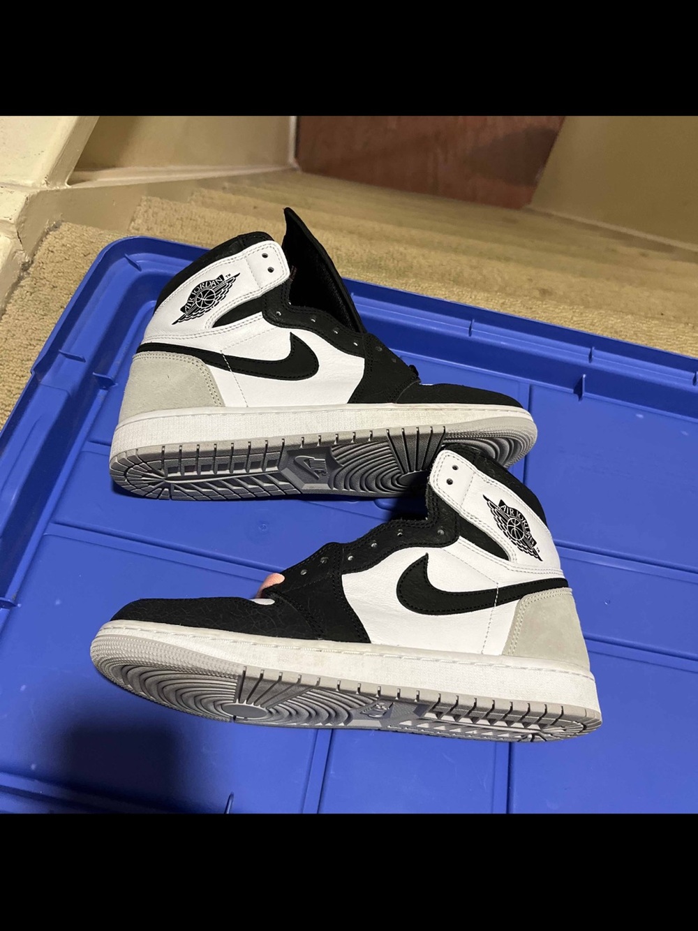 Nike Air Jordan 1 Retro High OG Stage Haze White/Black/Grey 555088-108 Men’s 9